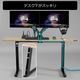 Bauhutte ゲーミングデスク ケーブルマスター 脚部 BHD-CM-BK 配線整理 簡単掃除 選べる天板 ブラック ※脚部と天板は別売りです 【代引・日時指定・キャンセル不可・北海道沖縄離島配送不可】 -メーカー直送- ※メーカー在庫欠品中