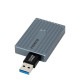 AINEX アイネックス USB3.2Gen2対応 M.2 2230 NVMe SSDケース HDE-19【キャンセル不可・北海道沖縄離島配送不可】 -お取り寄せ-