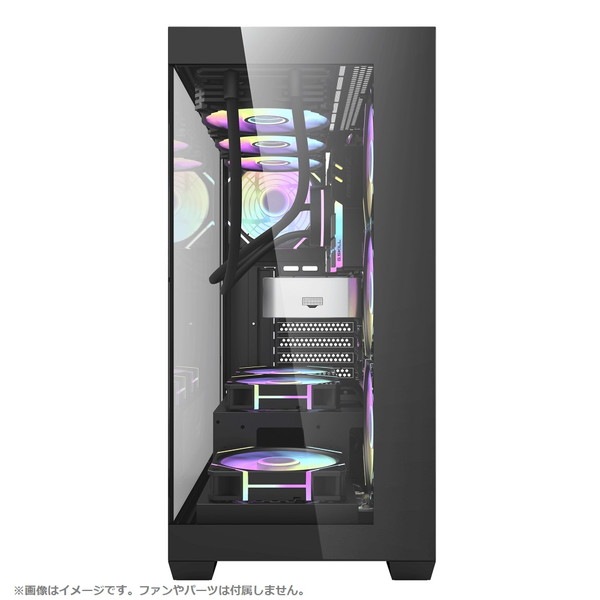 darkFlash PC������ DS900 Black DS900-BLACK+TYPE-C �ߥɥ륿� �ԥ顼�쥹 ATX/Micro-ATX/Mini-ITX �ڥ���󥻥��Բġ��̳�ƻ����Υ�������Բġ� -������-