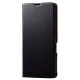ELECOM ���쥳�� PM-S225PLFUBK AQUOS sense7 plus ������ ���С� �쥶�� ��Ģ�� �ޥ��ͥå� �ե�å� �Ѿ׷� �׷�ۼ� ���� ���� ������ɵ�ǽ�� UltraSlim �֥�å��ڥ���󥻥��Բġ��̳�ƻ����Υ�������Բġ�
