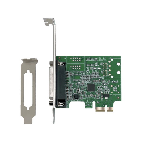 玄人志向 ASIX社製 AX99100搭載 パラレルポート(IEEE1284)x1 インターフェースボード (PCI Express x1接続) 1P-LPPCIE3 【キャンセル不可・北海道沖縄離島配送不可】