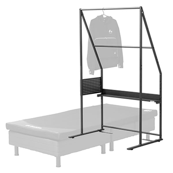 Bauhutte バウヒュッテ ベッドハンガーラック ブラック BHB-1000HR 【代引・日時指定・キャンセル不可・北海道沖縄離島配送不可】 -メーカー直送- ※メーカー在庫潤沢