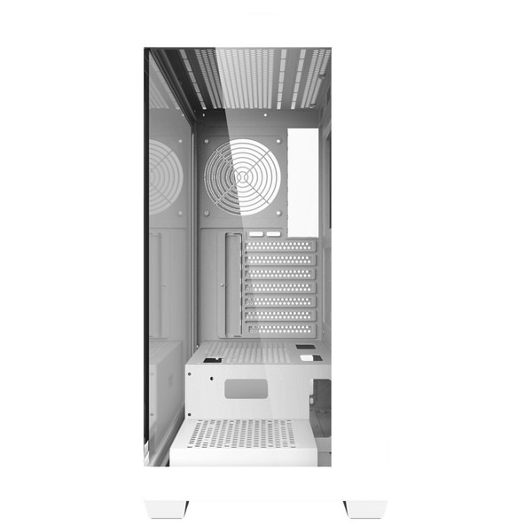 darkFlash PC������ DS900 White DS900-WHITE+TYPE-C �ߥɥ륿� �ԥ顼�쥹 ATX/Micro-ATX/Mini-ITX �ڥ���󥻥��Բġ��̳�ƻ����Υ�������Բġ� -������-
