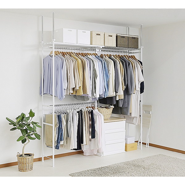 ツッパリクローゼットハンガーラックワイド SW-50W