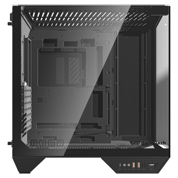 darkFlash PC������ DY470 Black DY470-PCCASE-BLACK �ǥ奢������С� ATX/BTF(ASUS)/Micro-ATX/Mini-ITX �ڥ���󥻥��Բġ��̳�ƻ����Υ�������Բġ� -������-