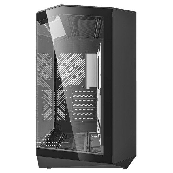 darkFlash PC������ DY470 Black DY470-PCCASE-BLACK �ǥ奢������С� ATX/BTF(ASUS)/Micro-ATX/Mini-ITX �ڥ���󥻥��Բġ��̳�ƻ����Υ�������Բġ� -������-