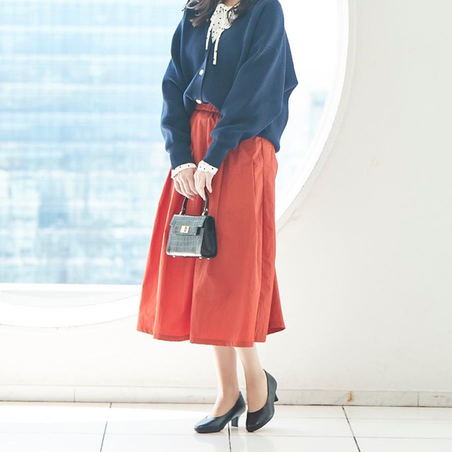 アシックス商事 Lady woker(レディワーカー) 幅広3E相当 5cmヒール ラウンドトゥ プレーンパンプス LO-17060 レディース ブラック 22.0cm -お取り寄せ品-【北海道沖縄離島は配送不可】