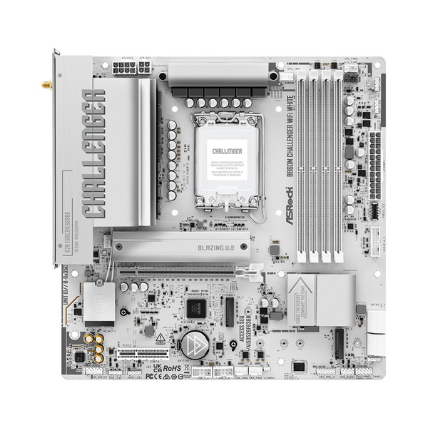 ASRock �ޥ����ܡ��� B860M Challenger WiFi White / LGA1851 / Micro ATX / DDR5 �ڥ���󥻥��Բġ��̳�ƻ����Υ�������Բġ�
