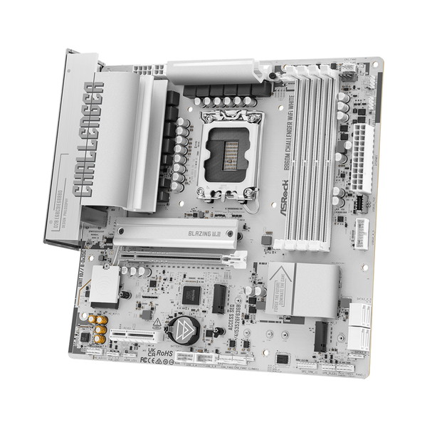 ASRock �ޥ����ܡ��� B860M Challenger WiFi White / LGA1851 / Micro ATX / DDR5 �ڥ���󥻥��Բġ��̳�ƻ����Υ�������Բġ�