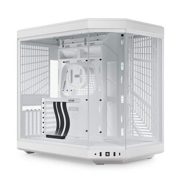 HYTE ピラーレス式パノラマガラス搭載PCケース タッチ液晶非搭載モデル「Y70」 Y70 Snow White ホワイト 白【キャンセル不可・北海道沖縄離島配送不可】