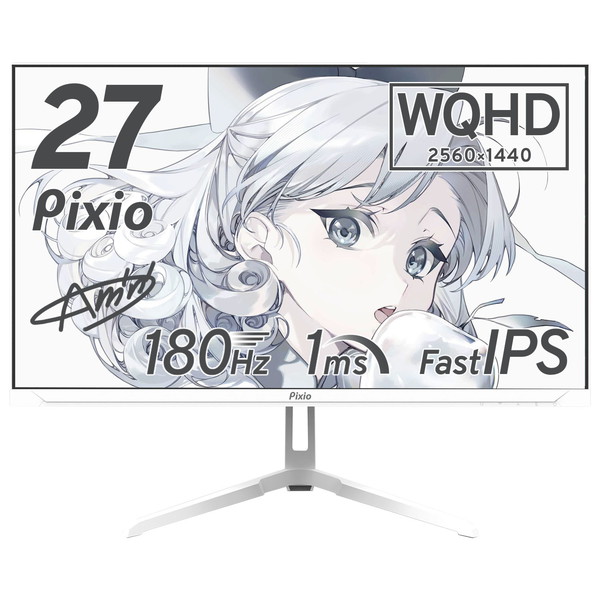 ߥ󥰥˥ Pixio PX278 Wave / White PX278WAVEW-O 27 WQHD 180Hz 2560x1440p ü:HDMIx2/DPx1 վǥץ쥤 Hamee ڥ󥻥Բġ̳ƻΥԲġ