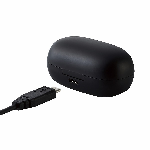 ELECOM ���쥳�� LBT-TWS10BK Bluetooth���ԎΎ� �Ď��َ��܎��Ԏڎ� FAST MUSIC TWS10 �̎ގ׎��� �ڥ���󥻥��Բġ��̳�ƻ����Υ�������Բġ�