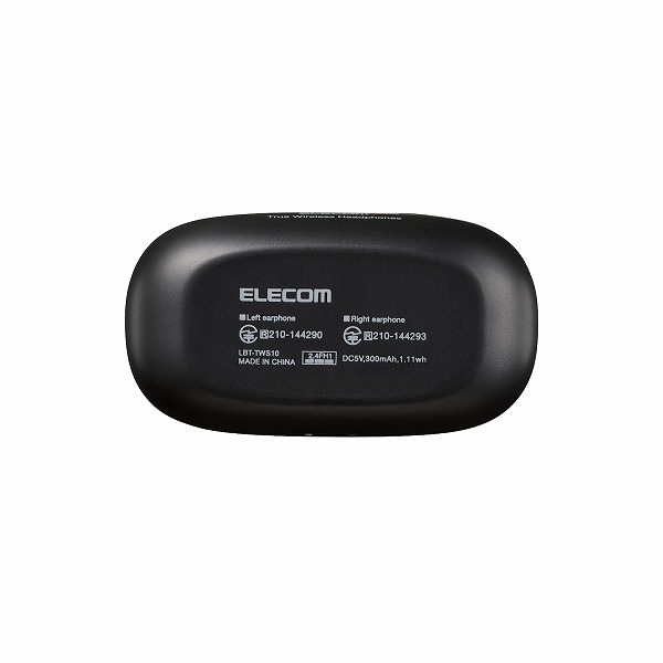 ELECOM ���쥳�� LBT-TWS10BK Bluetooth���ԎΎ� �Ď��َ��܎��Ԏڎ� FAST MUSIC TWS10 �̎ގ׎��� �ڥ���󥻥��Բġ��̳�ƻ����Υ�������Բġ�