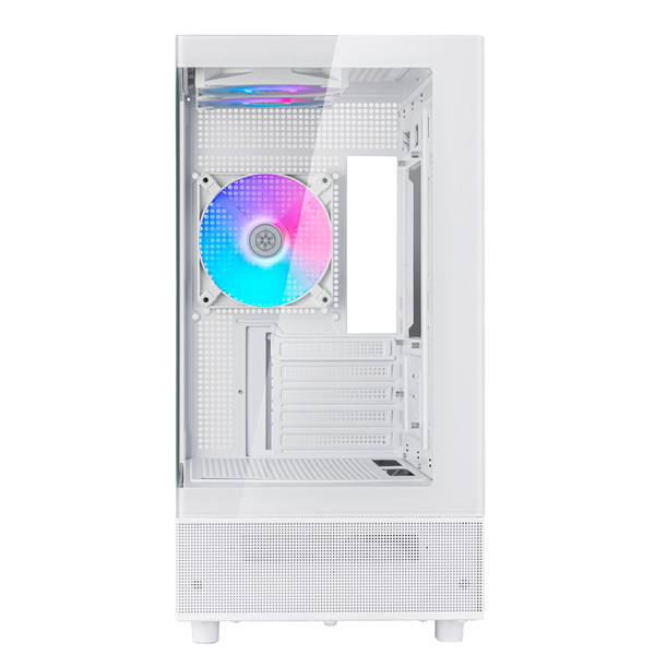 SilverStone Micro-ATX������ SST-LD04-W-ARGB �ۥ磻�� ��ĥ���ɹ� �ԥ顼�쥹�ߥ˥��PC������ �������饹 �б��ե�����ե�������MicroATX/Mini-ITX�ڥ���󥻥��Բġ��̳�ƻ����Υ�������Բġ�-������-