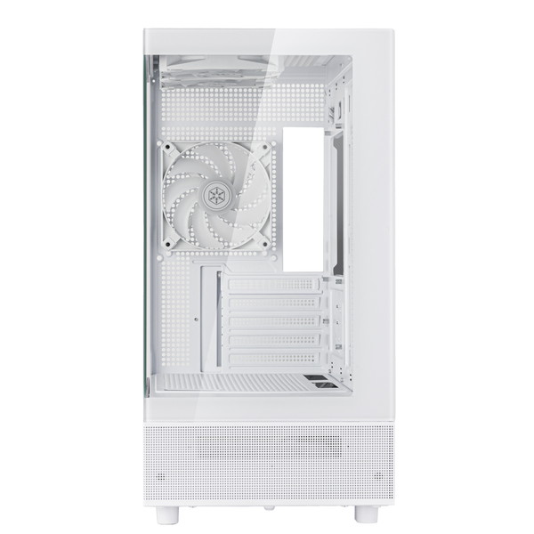 SilverStone Micro-ATX������ SST-LD04-W-ARGB �ۥ磻�� ��ĥ���ɹ� �ԥ顼�쥹�ߥ˥��PC������ �������饹 �б��ե�����ե�������MicroATX/Mini-ITX�ڥ���󥻥��Բġ��̳�ƻ����Υ�������Բġ�-������-