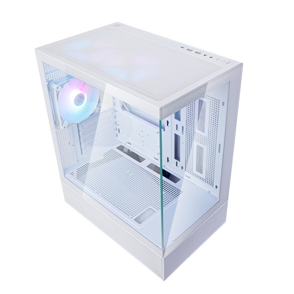 SilverStone Micro-ATX������ SST-LD04-W-ARGB �ۥ磻�� ��ĥ���ɹ� �ԥ顼�쥹�ߥ˥��PC������ �������饹 �б��ե�����ե�������MicroATX/Mini-ITX�ڥ���󥻥��Բġ��̳�ƻ����Υ�������Բġ�-������-