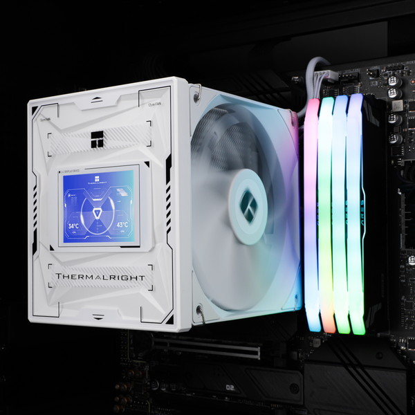 Thermalright CPU�����顼 Burst Assassin 120 Vision WHITE 2.4������վ���� �⤵:156mm LGA1851/AM5�б� �ۥ磻�� BA120 VISION WHITE �ڥ���󥻥��Բġ��̳�ƻ����Υ�������Բġ�