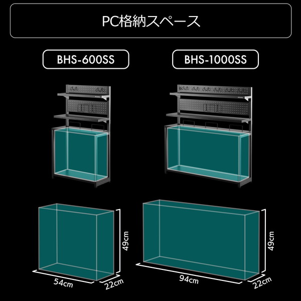 Bauhutte ǥPCå BHS-1000SS-BK ߥɥ륿PCǼ 100cm ⤵Ĵǽ ѥ󥰥ѥͥ եå° ֥å ꡦ󥻥Բġ̳ƻΥԲġ -᡼ľ- ᡼߸˽