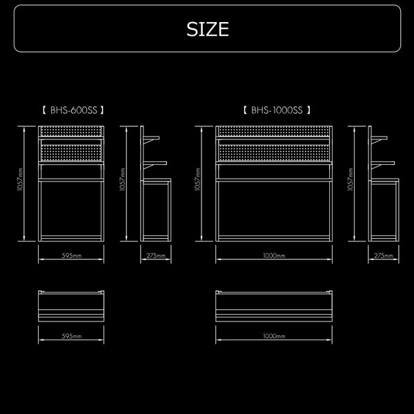 Bauhutte ǥPCå BHS-1000SS-BK ߥɥ륿PCǼ 100cm ⤵Ĵǽ ѥ󥰥ѥͥ եå° ֥å ꡦ󥻥Բġ̳ƻΥԲġ -᡼ľ- ᡼߸˽