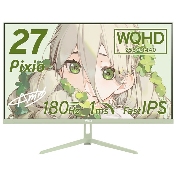 ߥ󥰥˥ Pixio PX278 Wave / Mint Green PX278WAVEMT-O 27 WQHD 180Hz 2560x1440 ü:HDMIx2/DPx1 վǥץ쥤 Hamee ڥ󥻥Բġ̳ƻΥԲġ
