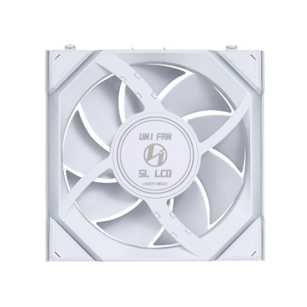 LIAN LI �磻��쥹 ARGB�ե��� UF-SL120-LCD-WLS-1W LCD��� ���ž ���󥰥�ѥå� 120mm �ۥ磻�� �ڥ���󥻥��Բġ��̳�ƻ����Υ�������Բġ�