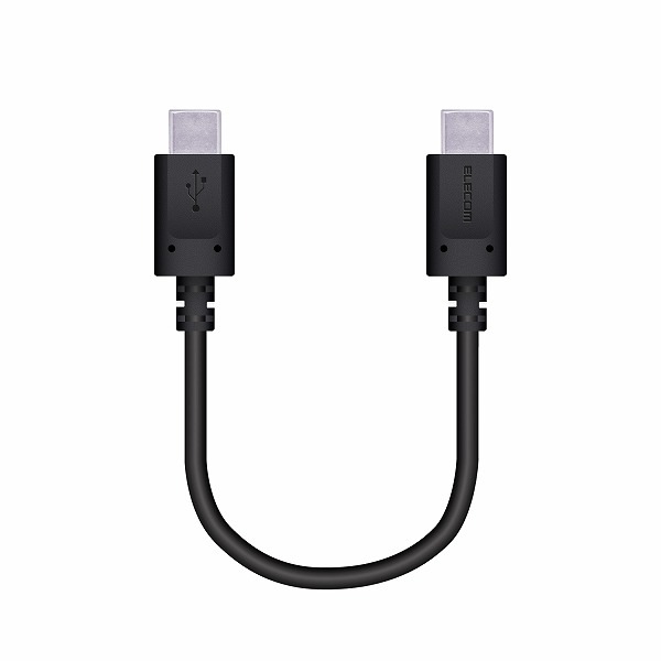 ELECOM 쥳 MPA-CC01PNBK ώΡ̎ގڎUSB̎ގ USB(C-C) ݎގĎ USB Power Deliveryб ǧ 0.1m ̎ގ׎ ڥ󥻥Բġ̳ƻΥԲġ