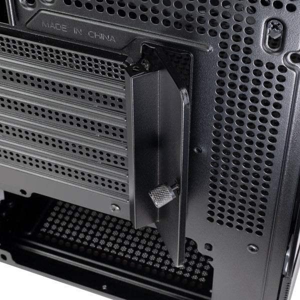 SilverStone Micro-ATX������ SST-LD04-B-ARGB �֥�å� ��ĥ���ɹ� �ԥ顼�쥹�ߥ˥��PC������ �������饹 �б��ե�����ե�������MicroATX/Mini-ITX�ڥ���󥻥��Բġ��̳�ƻ����Υ�������Բġ�-������-