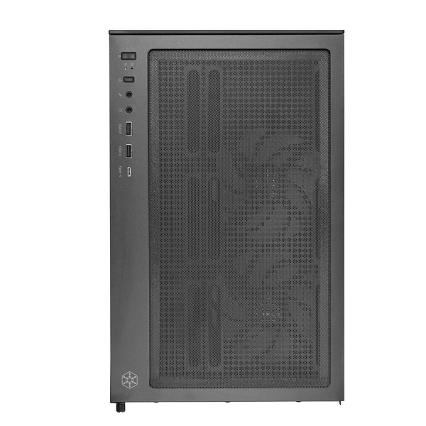 SilverStone Micro-ATX������ SST-LD04-B-ARGB �֥�å� ��ĥ���ɹ� �ԥ顼�쥹�ߥ˥��PC������ �������饹 �б��ե�����ե�������MicroATX/Mini-ITX�ڥ���󥻥��Բġ��̳�ƻ����Υ�������Բġ�-������-