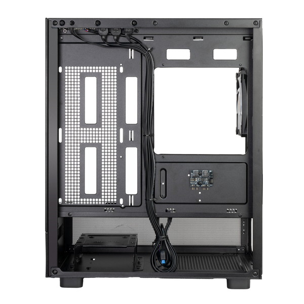 SilverStone Micro-ATX������ SST-LD04-B-ARGB �֥�å� ��ĥ���ɹ� �ԥ顼�쥹�ߥ˥��PC������ �������饹 �б��ե�����ե�������MicroATX/Mini-ITX�ڥ���󥻥��Բġ��̳�ƻ����Υ�������Բġ�-������-