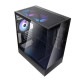 SilverStone Micro-ATX������ SST-LD04-B-ARGB �֥�å� ��ĥ���ɹ� �ԥ顼�쥹�ߥ˥��PC������ �������饹 �б��ե�����ե�������MicroATX/Mini-ITX�ڥ���󥻥��Բġ��̳�ƻ����Υ�������Բġ�-������-