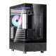 SilverStone Micro-ATX������ SST-LD04-B-ARGB �֥�å� ��ĥ���ɹ� �ԥ顼�쥹�ߥ˥��PC������ �������饹 �б��ե�����ե�������MicroATX/Mini-ITX�ڥ���󥻥��Բġ��̳�ƻ����Υ�������Բġ�-������-