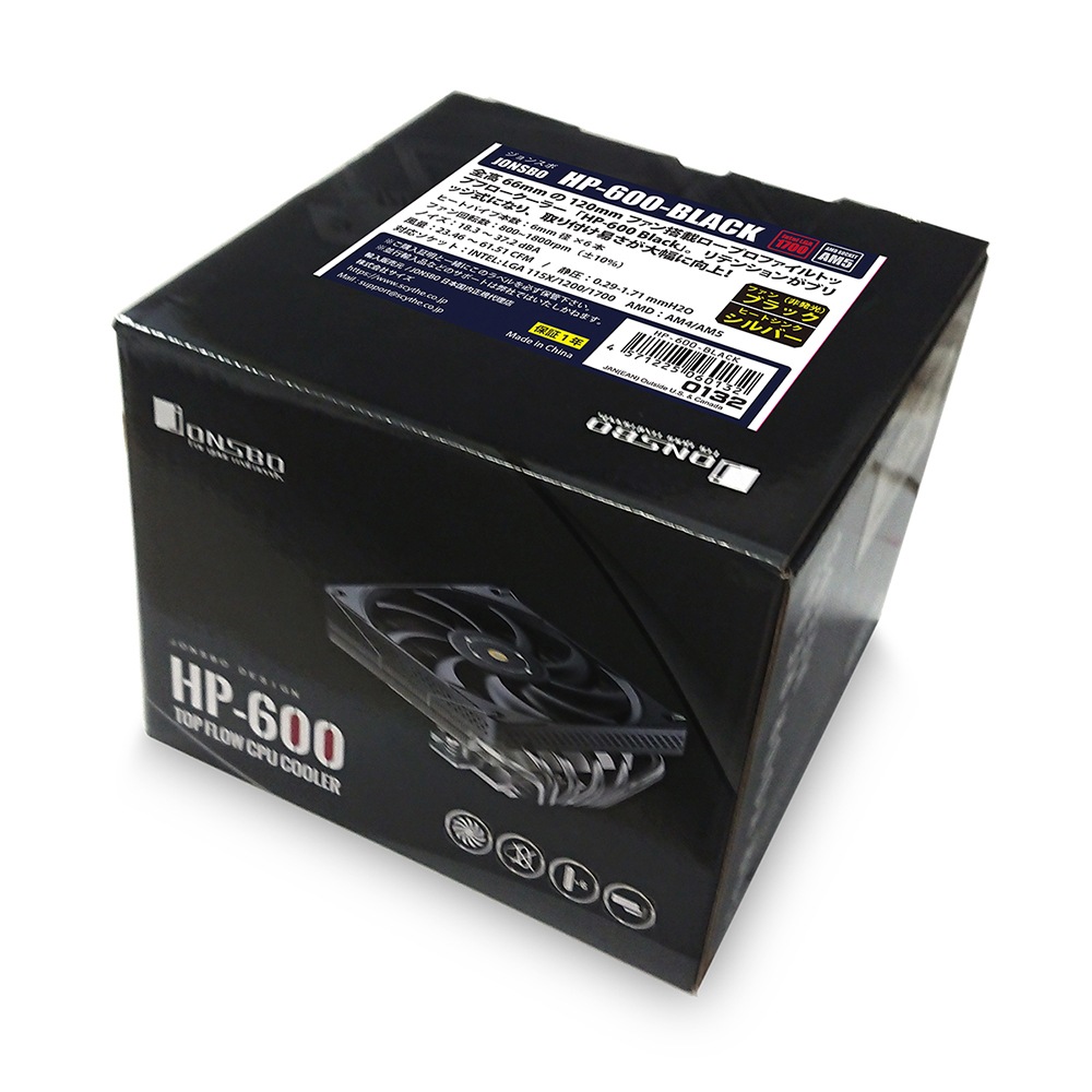 JONSBO HP-600-BLACK �ȥåץե���CPU�����顼�ڥ���󥻥��Բġ��̳�ƻ����Υ�������Բġ�-������-