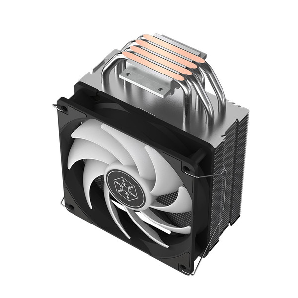 SilverStone Frost Mage 400 ARGB CPU�����顼 SST-FM400B-ARGB ����ǽ 120mm PWM ���󥰥륿���CPU�����顼 4�ܥҡ��ȥѥ������ Intel LGA 1700/1851 AMD Socket AM4/AM5 �б� �ڥ���󥻥��Բġ��̳�ƻ����Υ�������Բġ� -������-