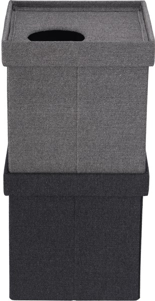 不二貿易 ペットハウスキューブ2段 GY/BK FB-GW11 商品コード53713【代引・日時指定・キャンセル不可・北海道沖縄離島配送不可】 -お取リ寄せ-