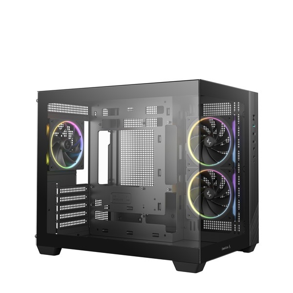 DEEPCOOL PC������ R-CG330-BKNGM3-G (CG330 3F) �֥�å� �б��ޥ����ܡ���:Micro-ATX��Mini-ITX �������饹 �ѥΥ�޻���M-ATX������ ����9��120mm�ե�������б��ڥ���󥻥��Բġ��̳�ƻ����Υ�������Բġ�