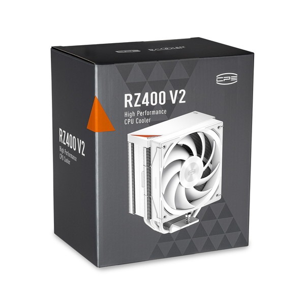 CPS 120mm�����ɥե���CPU�����顼��RZ400 V2 White�� RZ400V2-WH White �ۥ磻�� ��ڥ���󥻥��Բġ��̳�ƻ����Υ�������Բġ�