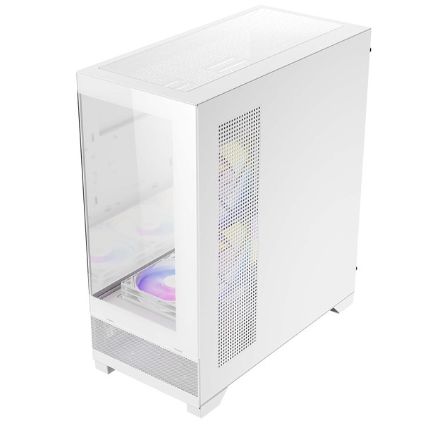 Antec ピラーレス式ATXミドルタワーケース「CX700 RGB Elite White」 RGBファン6個付属 ホワイト 白【キャンセル不可・北海道沖縄離島配送不可】