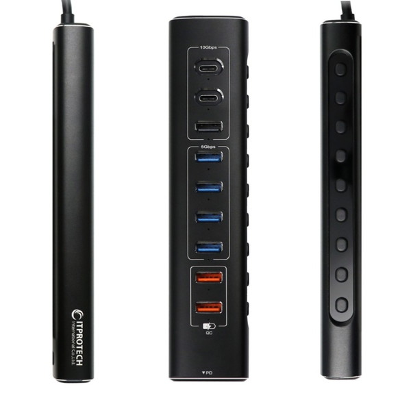 ITPROTECH 10ݡUSBϥ IPT-10HUB-GEN2 ®̿&®šڥ󥻥Բġ̳ƻΥԲġ