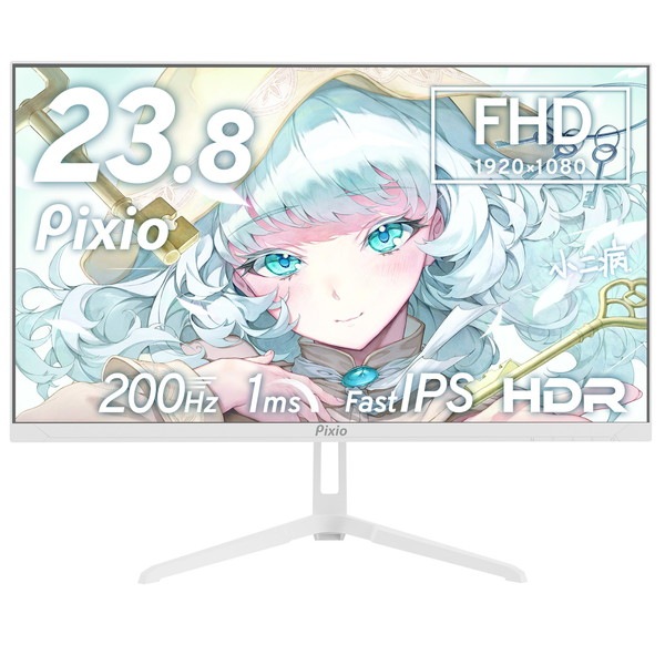 4522327811283 ゲーミングモニター Pixio PX248 Wave / White