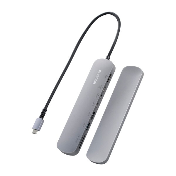 ELECOM ���쥳�� DST-C22SV Type-C �Ďގ����ݎ��ގ��Î������� ���َЎΎގÎގ� �����ю����ݎĎ��դ� USB-A��2 HDMI��1 USB-C��3 SD+microSD�����Ďގ��ێ��� ���َʎގ��ڥ���󥻥��Բġ��̳�ƻ����Υ�������Բġ�