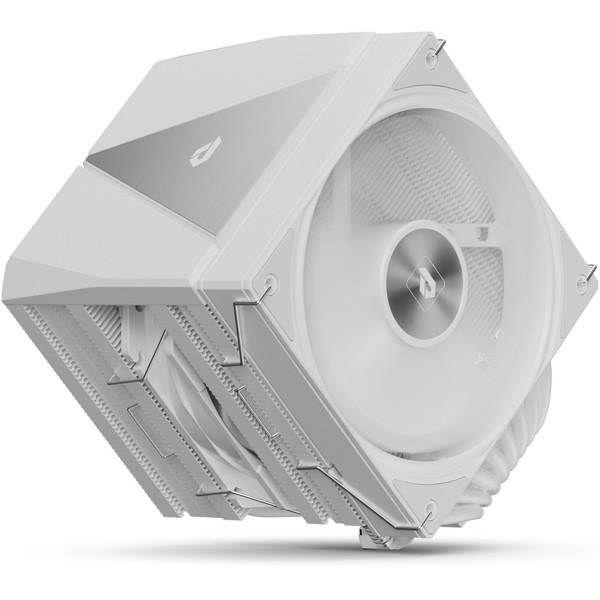 upHere デュアルファン空冷CPUクーラー UE2 Elite T8 白 【キャンセル不可・北海道沖縄離島配送不可】