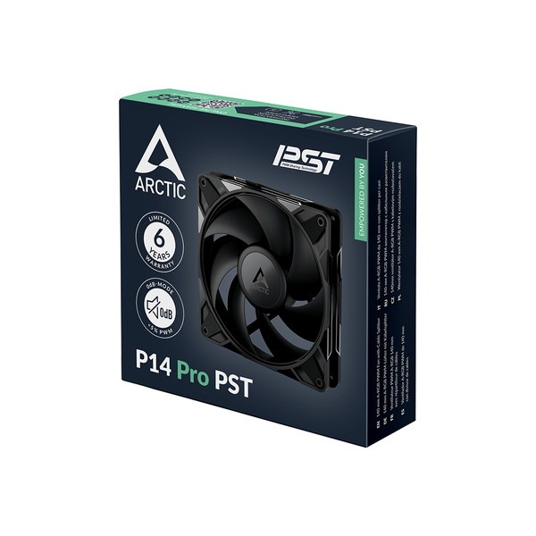 ARCTIC ケースファン ACFAN00137A | ARCTIC P14 PWM PST 140mm ケースファン 増設ケーブル 0dB