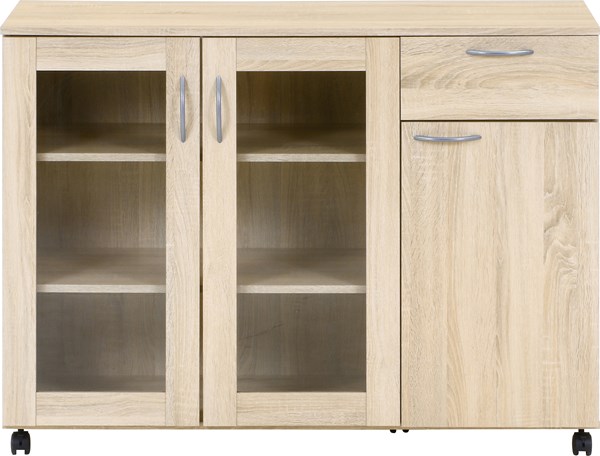 不二貿易 キッチン収納キャビネット 115×40 6538 商品コード99904【代引・日時指定・キャンセル不可・北海道沖縄離島配送不可】 -お取リ寄せ-