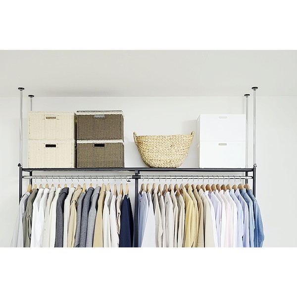 4562441971869 ツッパリクローゼットハンガーラック（奥行30cmロー