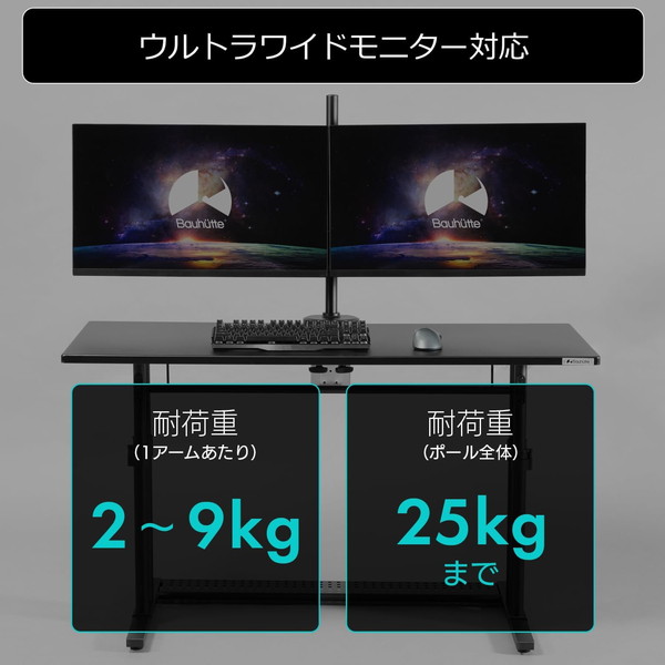 Bauhutte ���󥰥�˥���������GS �֥�å� BMA-2GSV-BK �ǥ奢�� ��Ư��Υ������76cm/��57cm ��������������ꡦ����󥻥��Բġ��̳�ƻ����Υ�������Բġ� -�᡼����ľ��- ���᡼�����߸˷�����