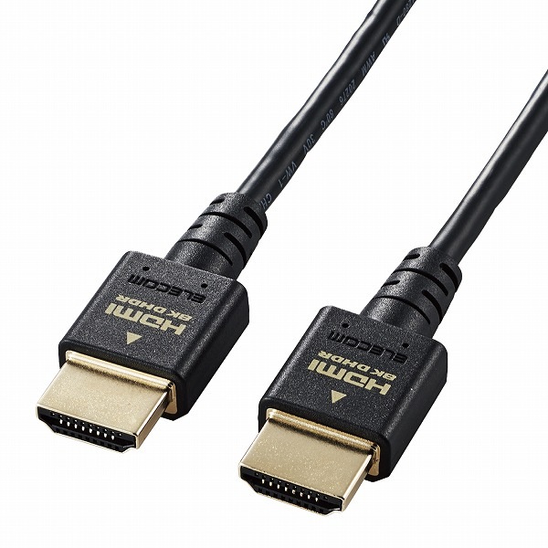 ELECOM ���쥳�� DH-HD21ES20BK HDMI�����̎ގ� HDMI2.1 ���َĎ׎ʎ����ˎߎ��Ď� ���؎� 2.0m �̎ގ׎��� �ڥ���󥻥��Բġ��̳�ƻ����Υ�������Բġ�
