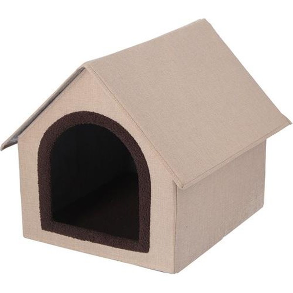 不二貿易 ペットハウス 三角屋根 Lサイズ BE RU0328-3 商品コード53716【代引・日時指定・キャンセル不可・北海道沖縄離島配送不可】 -お取リ寄せ-