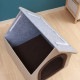 不二貿易 ペットハウス 三角屋根 Lサイズ BE RU0328-3 商品コード53716【代引・日時指定・キャンセル不可・北海道沖縄離島配送不可】 -お取リ寄せ-