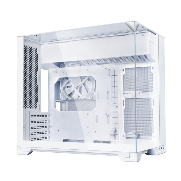 Lian Li PC������ O11VMW��O11 Vision-M White��[�ۥ磻��] ���̥��饹 / �ѥΥ�ޥ����� / �ʰ׿�����塼���ѥ����ɥ饤����� / ����410mm GPU�򥵥ݡ��� GPU���ƥ���� / �ե륵�����Ÿ���ܲ�ǽ / M-ATX Mini-ITX �ޥ����ܡ����б� �ڥ���󥻥��Բġ��̳�ƻ����Υ�������Բġ�