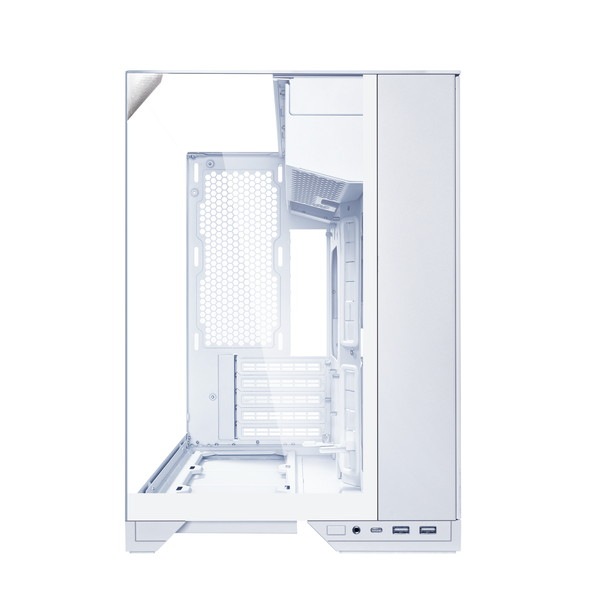 Lian Li PC������ O11VMW��O11 Vision-M White��[�ۥ磻��] ���̥��饹 / �ѥΥ�ޥ����� / �ʰ׿�����塼���ѥ����ɥ饤����� / ����410mm GPU�򥵥ݡ��� GPU���ƥ���� / �ե륵�����Ÿ���ܲ�ǽ / M-ATX Mini-ITX �ޥ����ܡ����б� �ڥ���󥻥��Բġ��̳�ƻ����Υ�������Բġ�